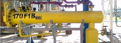 Coalescer filter voor gas en vloeistofscheiding in industriële installatie