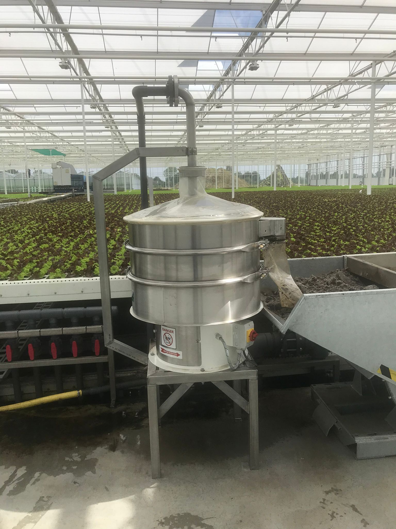Trilzeef bij tuinbouwklant Trilzeef bij tuinbouwklant